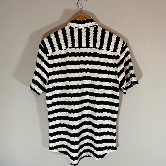 Mr. Turk Scallop Stripe Jimmy Polo - Picture 3 of 4